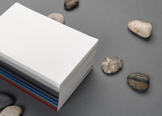 Cuaderno personalizado de papel de piedra de tapa blanda A6